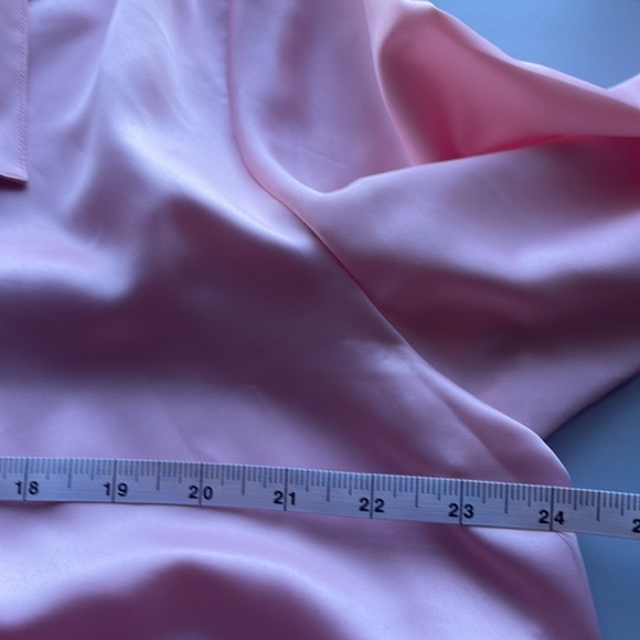 Valerie Stevens 2 piece silky pajama set pants and tops pink and black XL - Picture 12 of 12